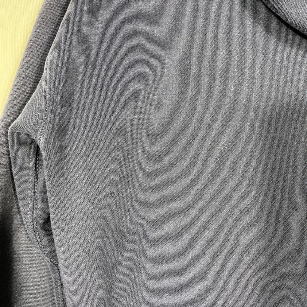 Vtg Y2K Gap Zip Up‎ Logo Hoodie Sweatshirt Kids XXL 14/16 Navy Blue Distressed
